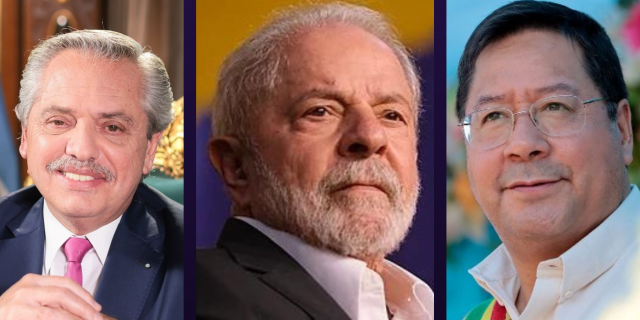 Presidentes de Grupo de Puebla Fernandez Arce Lula